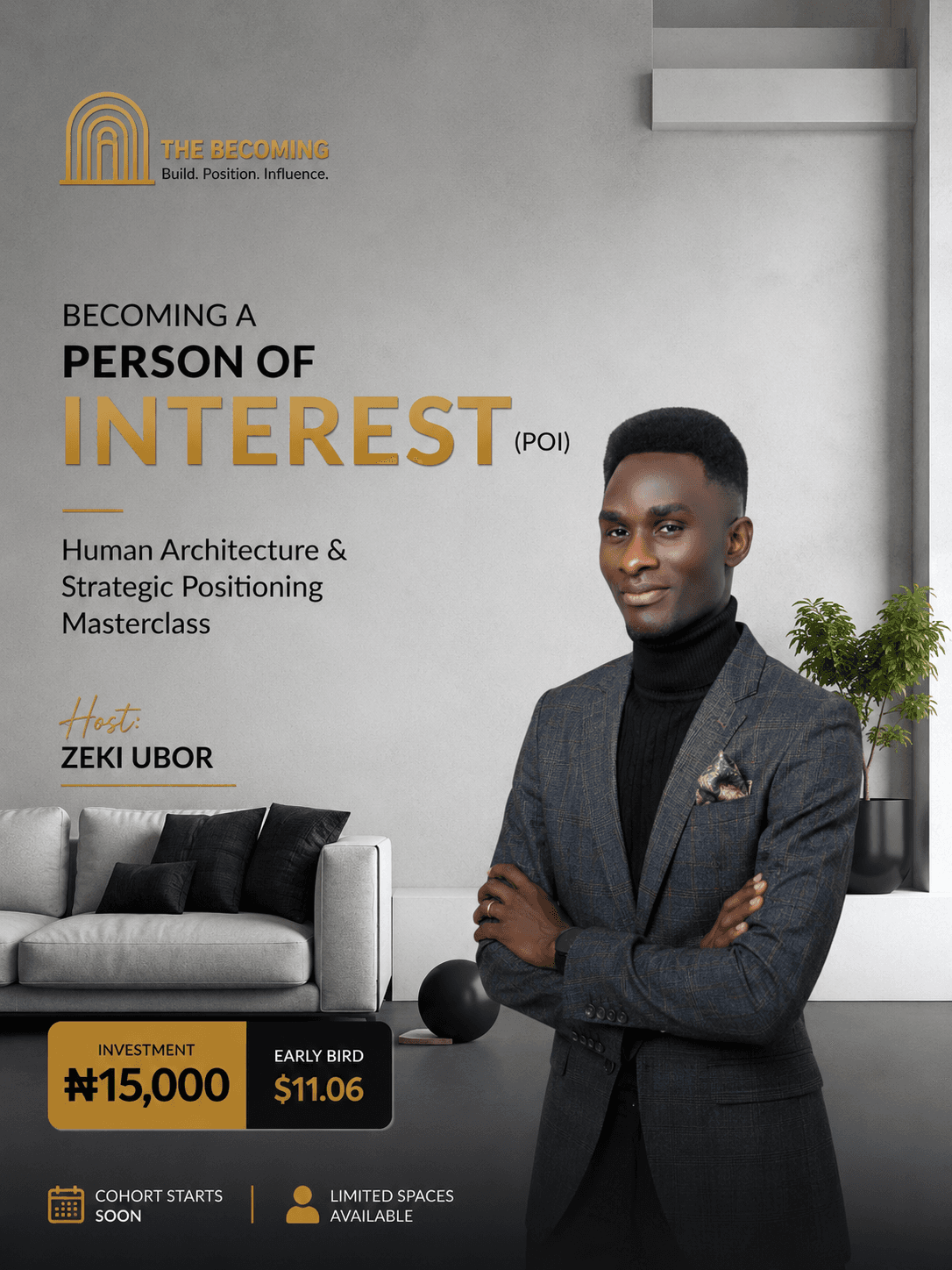 MASTERCLASS: Becoming a Person of Interest (POI)